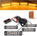  Sárga villogó megkülönböztető jelzés szett távirányítóval (3213)