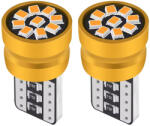  T10 led mini series 2db narancssárga (3208) - royaltuning