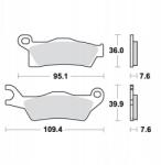 TRW MCB861SI fékbetétek