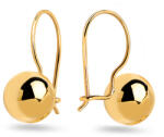 Heratis Forever Gömb alakú lógós fülbevaló, sárga arany, 9K IZ27727HR