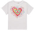 Desigual Rövid ujjú pólók TS_HEART Fehér 7 / 8 éves