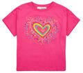 Desigual Rövid ujjú pólók TS_HEART Rózsaszín 11 / 12 éves