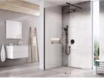 RAVAK Walk-In Wall Szett 70, zuhanykabin fekete+transparent (GW9W1030SZ1) - groszmann