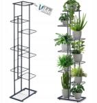 Vilde Virágágyás Fém 8 Szintes Emeletes Virágtartó Állvány Növények Virágok (4902248493834)