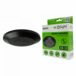 ECOLight Mozgás- és alkonyérzékelő PIR jelenlétérzékelő Felületre Szerelt Mennyezeti Fekete 3m 360° CO Ecolight (ECOAKC0404)