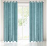 EUROFIRANY Ria bársony sötétítő függöny Tengerkék 140x250 cm