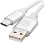 Legrand/Emos EMOS brand of Legrand EMOS SM7025W, Töltő- és adatkbel USB-A 2.0 / USB-C 2.0, 1 m, fehér (SM7025BL)