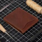 Belveder Kisméretű Bőr Kártyatartó Pénztárca Barna Karamel Színű Belveder ZC03 (ZC03)