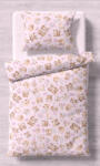 Ovis pamut ágynemű huzat szett 2 részes - 90x130 cm / cuki állatkölykök - rózsaszín