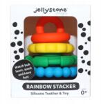 Jellystone Jellystone, Szilikon piramis, rágóka karikák, Rainbow, Szivárvány (9343900002578)