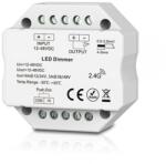 Ledium ProSystem 1 csatornás kapcsoló mögé építhető Push+RF fényerőszabályzó, monokróm, 12-24V DC, 6A, 36-48V DC 3A (OH9114435)