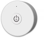 Ledium ProSystem 1 zónás nyomógomb jeladó, monokróm LED szalagokhoz, kerek, fehér, RF, mágneses kerettel, elemes (OH9114438)