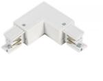 Ledium 3 fázisú S1 L-alakú összekötő elem, N vezető kívül, védővezető belül, fehér (OH9114320)