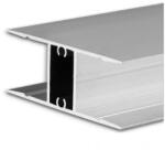 Ledium Hide Double felületre szerelhető alumínium LED profil/lámpaprofil, 16mm, ezüst eloxált, 2m (OH9114800)