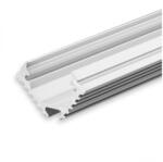Ledium Corner12 LED sarokprofil, 12mm, ezüst eloxált alumínium, 2m