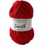 Gipiurowo Bársonyos fonal Smooth piros 942 120 m (Smooth 942)