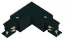 Ledium 3 fázisú S1 L-alakú összekötő elem, N vezető kívül, védővezető belül, fekete (OH9114319)