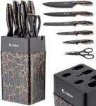 Zilner Konyhai késkészlet, állványon, Elitehoff, olló, prémium (6271)