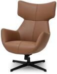 Vox bútor LORDI forgófotel, barna ekobőr, fekete lábcsillag