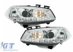 KITT Lightning DAYLINE Első lámpák Renault Megane 03-06 _ drl-optikai _ króm (SWR07GX)