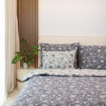 Takoy Paplanhuzat 220x200 cm szőtt muszlin luxury mini szürkés-kék virágok