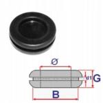 Romix Kábelátvezető, vezeték átvezető gumigyűrű, gumidugó univerzális 16 mm-es belső átmérővel C60496 (1 db)