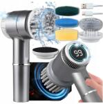  Elektromos Tisztítókefe Forgó 5 az 1-ben Takarító Mosó Készlet (naszswiat Elektryczna Szczotka do Czyszczenia)