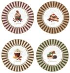 Easy Life Porcelán desszertes tányér szett 19cm Sweet Moments