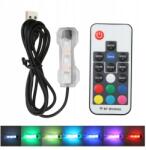  Led Fénycső, RGB akvárium világítás, 6cm, távirányítóval (2115210058412)