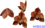  Polifoam orchidea fej 9, 5cm - Narancs