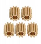  5DB Rc Autó Szálcsiszolt Motor Váltó Sárgaréz Váltó