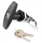  Lakókocsi Ajtó Zár, 2 kulcs, hátsó T fogantyú