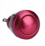 1A First Automotive Csengőkapcsoló Pillanatnyi Nagy Kerek 8mm Fém Vízálló 24V