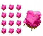 Dalia-RP Vivaldi rózsa fej lila-rózsaszín 12 db-os művirág szett (wiązanki stroiki kompozycje)