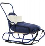 Colorline Fém Gyerek Szánkó Háttámla Hálózsák Toló Lengyel Minőség Eredeti (GUSIO)