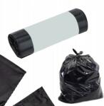 Allbag Erős Szemeteszsák 60L Fekete Ldpe 10 db. Tartós Hulladékzsákok (ŚMIECI008)