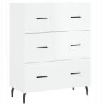 vidaXL Szekrény, fehér, fényes VidaXL (827870)