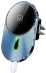 USAMS Suport auto USAMS CD170, Incarcare Wireless 15W, 2A, Grille Mount, Albastru (6958444976181)