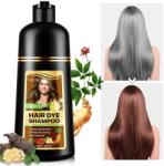 NOVA KISS Sampon Colorant Maro Castaniu, Acoperire Fire Albe si Regenerare 3 in 1, 3 Chestnut Brown, 500 ml