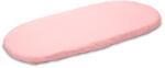  Bambusz gumis lepedő mózeskosár matracra - 75x35 cm - pink