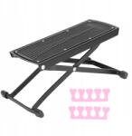  Pedikűr lábtartó 6 állítható magasságú robusztus tömörített H1 (204325)