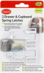 Clippasafe Szekrény- és fiókzár rugós 2 db