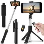  Selfie Bot Stick Telefon Állvány Tripod Távirányító Bluetooth Tartó (DDZ1)