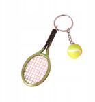  Kulcstartó Miniatűr Teniszütő Zöld Sport Kulcstartó (Rakieta brelok)