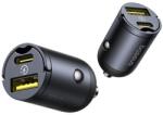 Baseus Incarcator auto Baseus Tiny Star Mini cu incarcare rapida port USB-A , USB C 30W