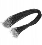  Nyaklánc Alap Fekete 50CM Zsinór Csattal 100DB