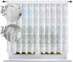  Kész Függöny 160x400 cm-es Gipiuros Függönyök nappaliba, virágos csipke (5903682216361)