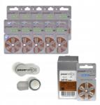 VARTA 60x Akkumulátor hallókészülékekhez 312 PR41 Varta Power One Erős 60 db 312 (PO-312)