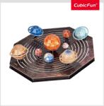 CubicFun CUBICFUN - PUZZLE 3D SISTEMUL SOLAR 173 PIESE CU BROSURA IN ROMANA (CUDS1087h)