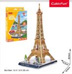 CubicFun - Puzzle 3D turnul Eiffel 31 piese (CUW3195)